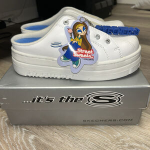 NEW Vintage 90s 2000S Skechers Street Sweets Taffy White 7.5 Shoes